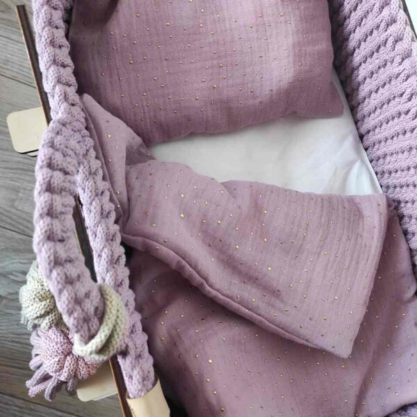 pościel muślinowa dla lalek