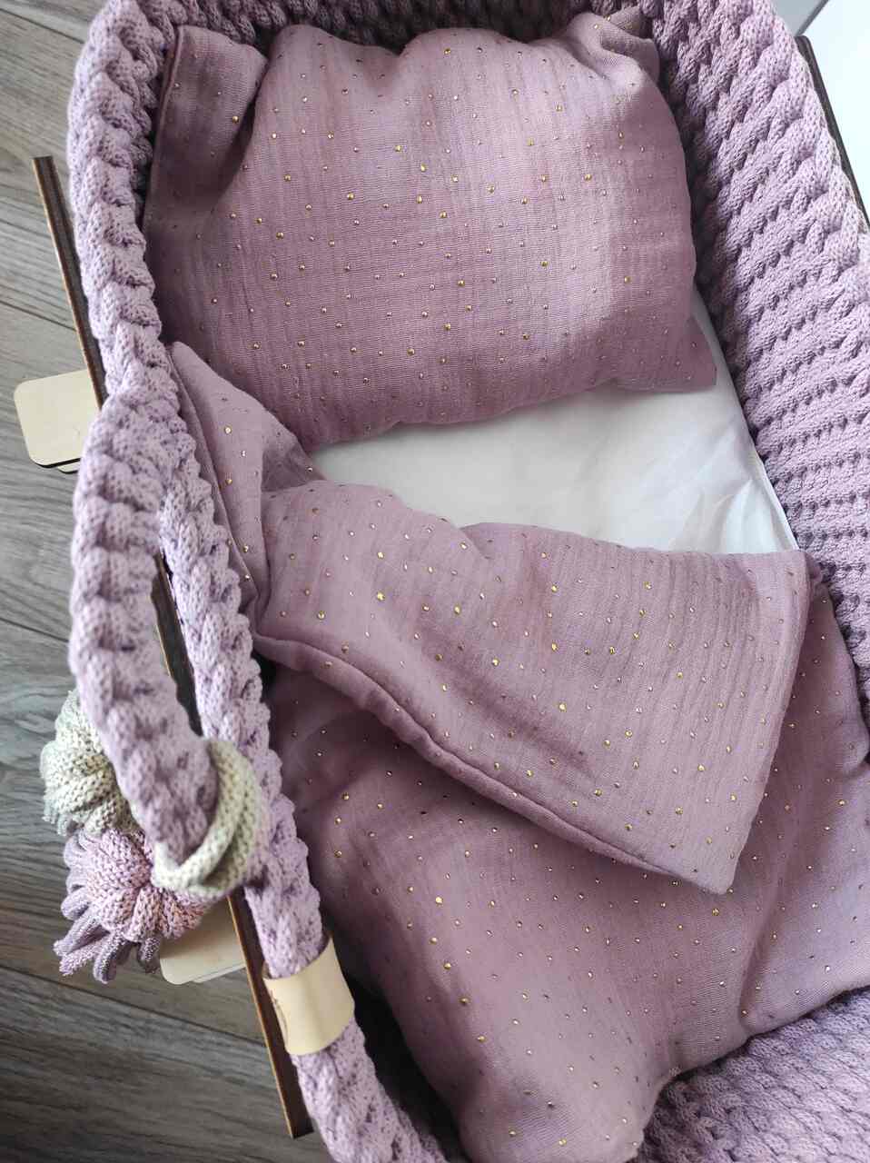 pościel muślinowa dla lalek